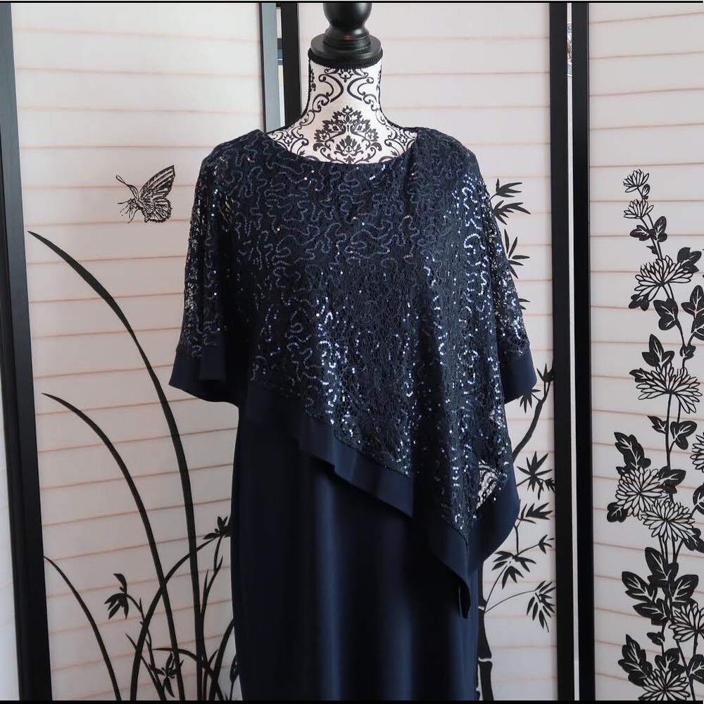 R & M Lace Poncho Dress